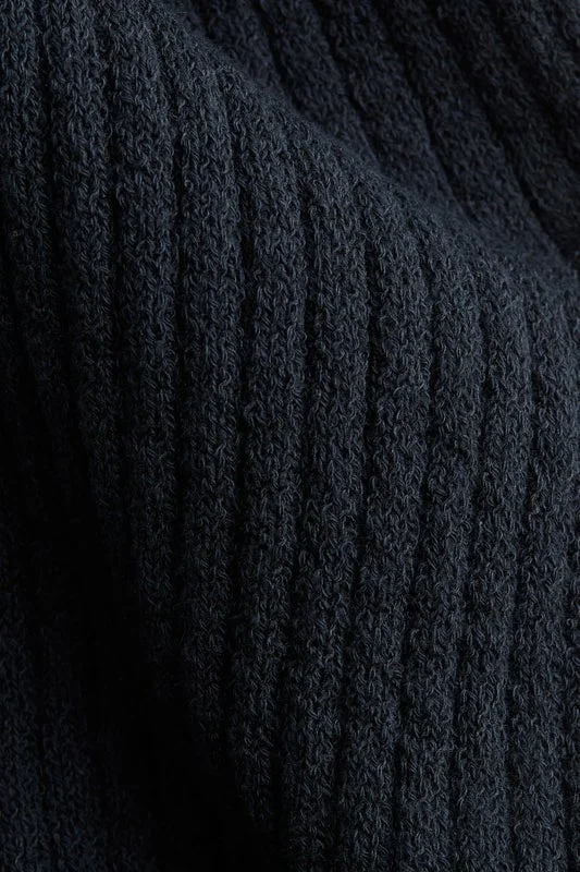 H&M Flared rib-knit trousers